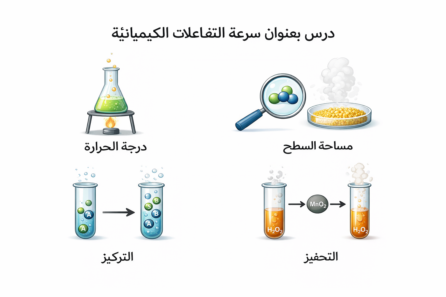 سرعه التفاعل الكيميائي